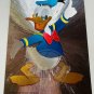 DONALD DUCK Disney Foil Postcard No Postmark NOS England Vintage