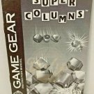 SUPER COLUMNS Sega Game Gear Instruction Manual 1990s USA