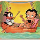 BETTY BOOP Paddle Boat Card Paper Moon Graphics 1970s Vintage SPK34