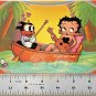 BETTY BOOP Paddle Boat Card Paper Moon Graphics 1970s Vintage SPK34
