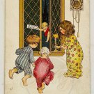 PETER PAN A Happy New Year Embossed Postcard No Postmark USA Vintage