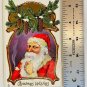 SANTAS Christmas Wishes Postcard USA No Postmark Vintage