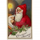 SANTAS LIST Christmas Greeting Postcard USA Postmarked 1945 Vintage