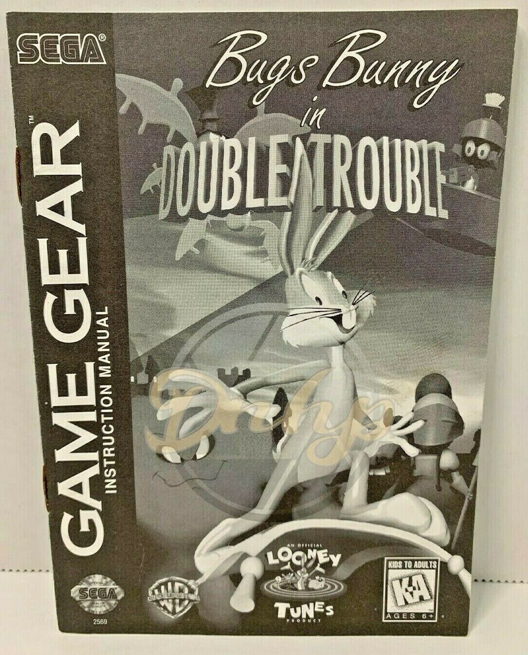 Jeu SEGA Genesis – Bugs Bunny Double Trouble – Complet, Boîte, Testé (NTSC)