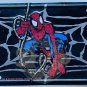 SPIDER-MAN Web Novelty Plate Marvel Metal Black 2001 USA