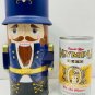 NUTCRACKER Christmas Tin For Candy Peanuts