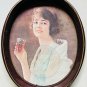 COCA-COLA Woman Advertisement Metal Serving Tray Made USA