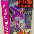 PHANTOM 2040 Viacom Sega Game Gear Instruction Manual 1995 USA