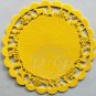 FARM ANIMAL CHILDREN Die Cut Felt Placemat Yellow Made USA Vintage