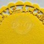 FARM ANIMAL CHILDREN Die Cut Felt Placemat Yellow Made USA Vintage