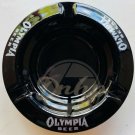 OLYMPIA BEER Ashtray Dark Glass USA Vintage