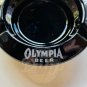 OLYMPIA BEER Ashtray Dark Glass USA Vintage