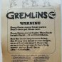 GREMLINS STRIPE LJN Bendable Figure New Sealed Vintage 1980s Made USA