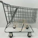 METAL CHROME SHOPPING CART 12 Inches All Metal Made Taiwan Vintage