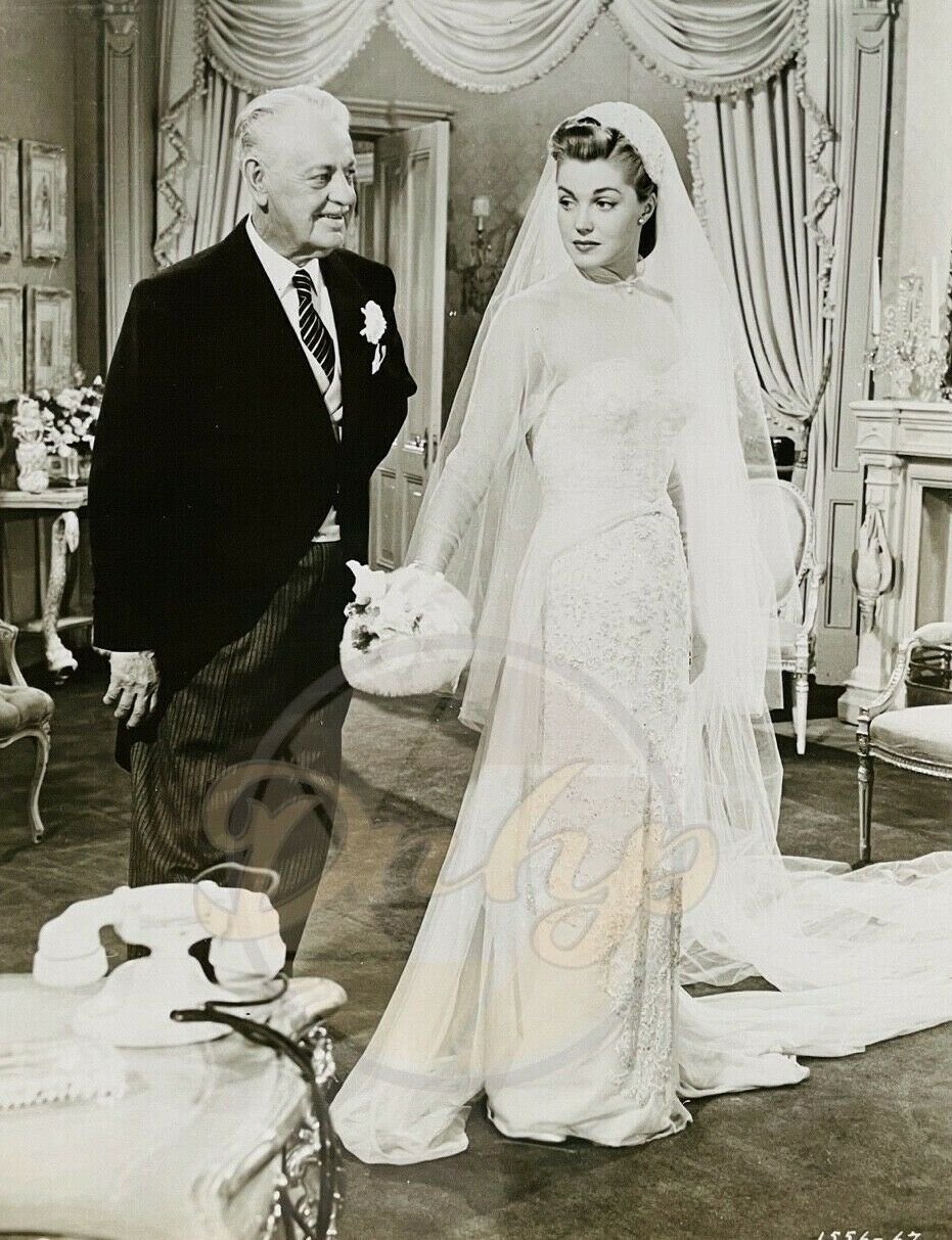 SKIRTS AHOY Esther Williams Wedding Gown 8x10 B&W (1 photo) 1952 Photo