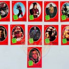 TEENAGE MUTANT NINJA TURTLES Sticker Card Set (11) Topps 1989 USA Vintage
