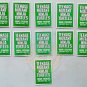 TEENAGE MUTANT NINJA TURTLES Sticker Card Set (11) Topps 1989 USA Vintage