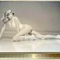 KATHY IRELAND SI Swimsuit Model 16x20 B&W Canvas Print 1 1/2 Inch Wood Frame