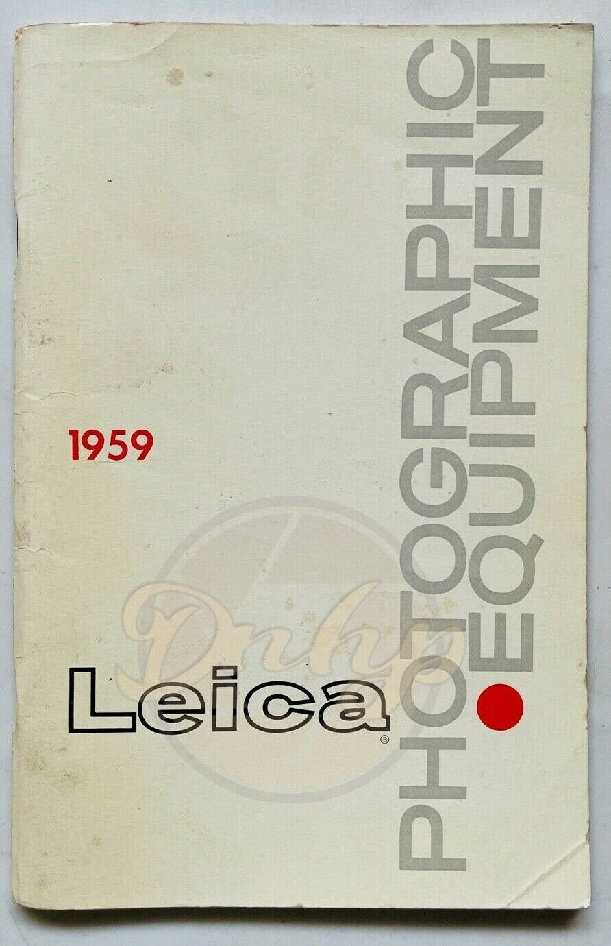 LEICA DEALER CATALOG Photographic Equipment 1950s USA Vintage