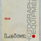 LEICA DEALER CATALOG Photographic Equipment 1950s USA Vintage