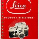 LEICA DEALER PRODUCT Directory 1950s USA Vintage