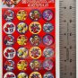 TRANSFORMERS Bumblebee Optimus Prime Megatron Hasbro 96 Stickers 4 Sheets