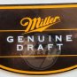 MILLER GENUINE DRAFT Glass Sign Small USA Vintage