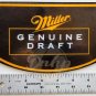 MILLER GENUINE DRAFT Glass Sign Small USA Vintage