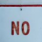 NO PARKING Building Road Sign Steel Made USA Vintage