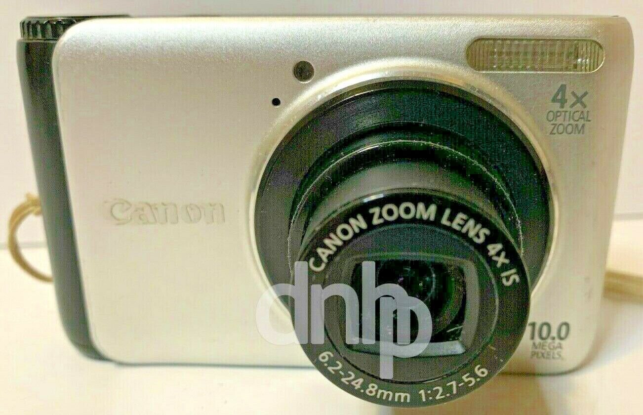 CANON POWERSHOT A3000 IS Silver/Black 10MP 4X Zoom Plus Memory Card Batteries