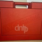 TYCO SUPER BLOCKS LEGO BRIEFCASE Red Toy Block Storage 1980s Vintage
