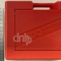 TYCO SUPER BLOCKS LEGO BRIEFCASE Red Toy Block Storage 1980s Vintage