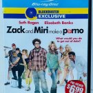 ZACK AND MIRI MAKE A PORNO Blockbuster EX Blu Ray Cover Art Clamshell Region A