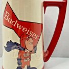 BUD MAN Carrying Logo 12 oz Budweiser MUG Thermo-Serv West Bend Made USA