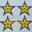 ROCKSTAR Energy Drink Decal Sticker LOT (4) Made USA New