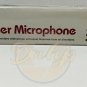 REALISTIC MICROPHONE Ultra Slim Condenser Radio Shack Japan NOS 1980s Vintage