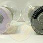 BOBU CUISINE Glass Globe Salt Pepper White Black Grinder Mills Caps