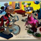 MINNIE MOUSE DAISY DUCK Workout Foil Postcard No Postmark NOS England Vintage