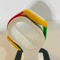 M&M 50th BIRTHDAY Red Green Yellow Anniversary Watch 35mm Japanese Quartz 1990