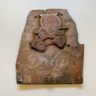APPLE LITTLE FLUTE GIRL Manufacturing Printer Plate Small USA Vintage Item D