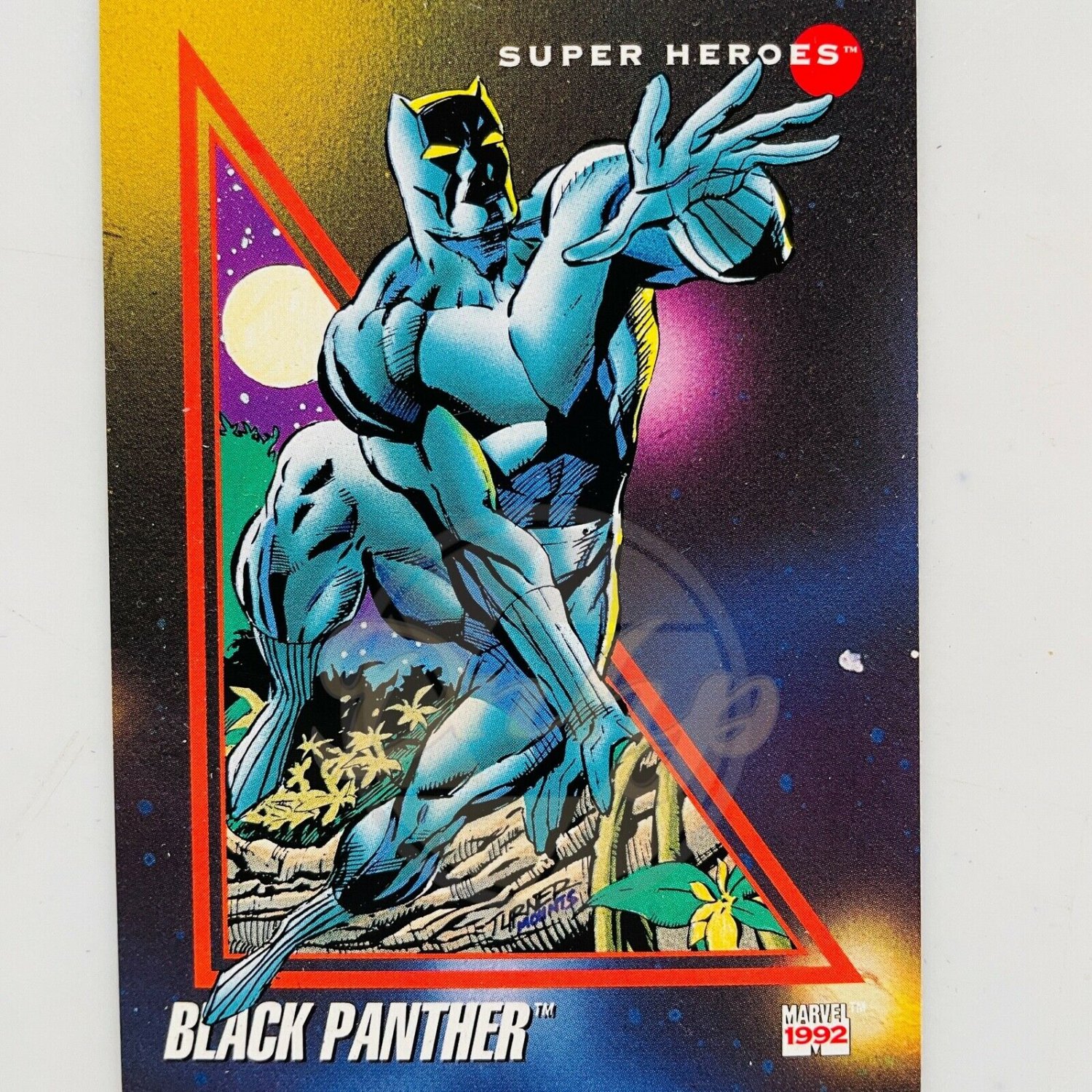 BLACK PANTHER Super Heroes 23 Marvel Comics Impel Trading Card USA 1992