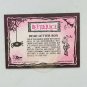 BEETLEJUICE Animated Dead Letter Box 42 Dart Flipcards Trading Card Canada 1990