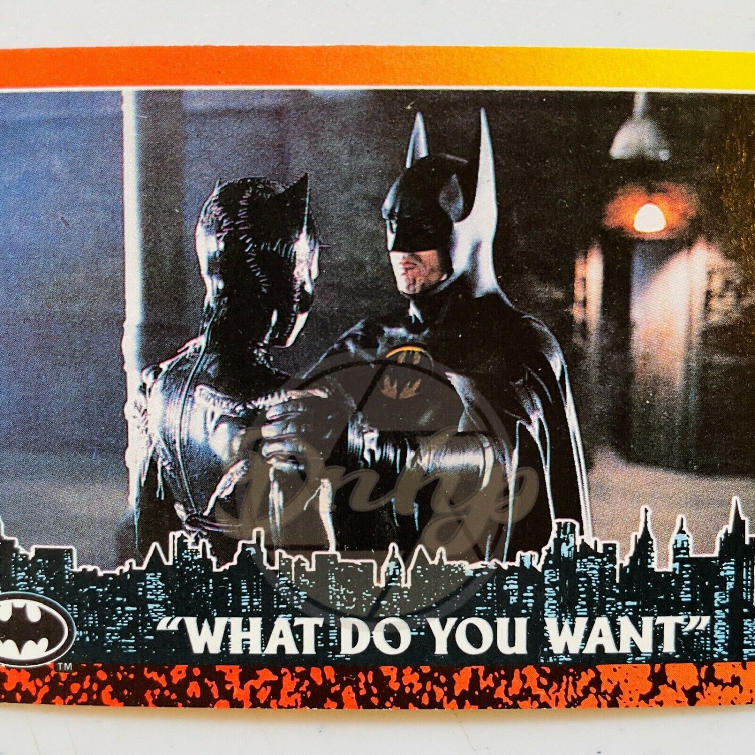 BATMAN RETURNS What Do You Want 50 Topps Movie Trading Card USA 1992