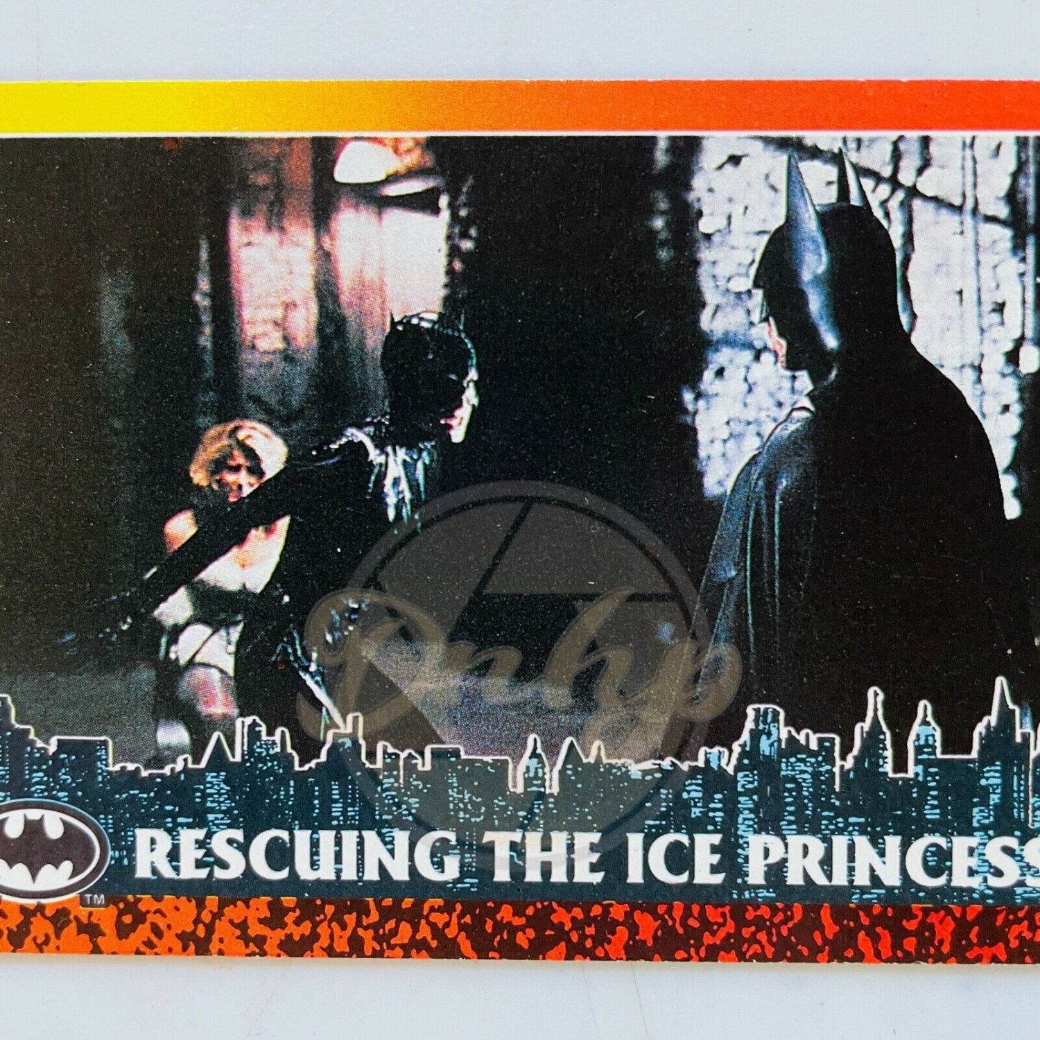BATMAN RETURNS Rescuing The Ice Princess 49 Topps Movie Trading Card USA  1992