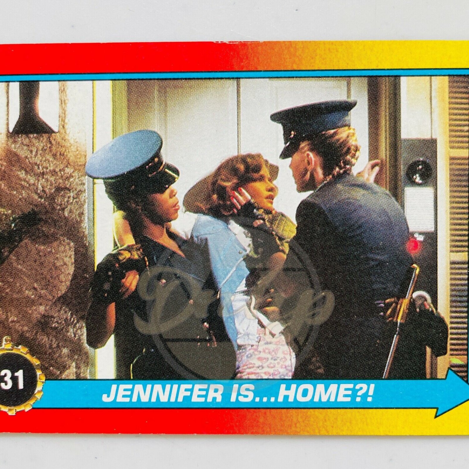 BACK TO THE FUTURE PART II Jennifer 31 Topps Movie Trading Card USA 1989