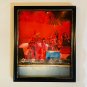 ELVIRA Red Glitter Dress Stage Candid 8x10 Photo Framed Horror Vintage USA 33