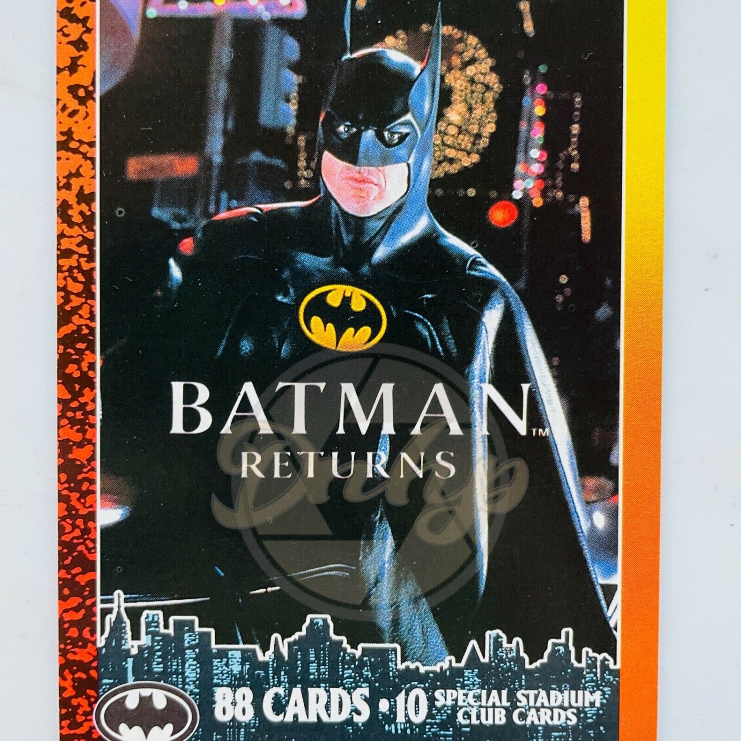 BATMAN RETURNS Michael Keaton Number 1 Topps Movie Trading Card USA 1992