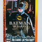 BATMAN RETURNS Michael Keaton Number 1 Topps Movie Trading Card USA 1992