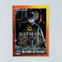 BATMAN RETURNS Michael Keaton Number 1 Topps Movie Trading Card USA 1992