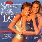 SI SWIMSUIT Elle MacPherson Rachel Hunter Desk Calendar 1992 OOP Sealed Japan